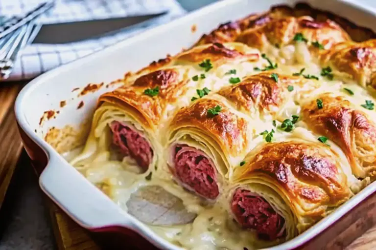 Quick Reuben Crescent Bake Recipe