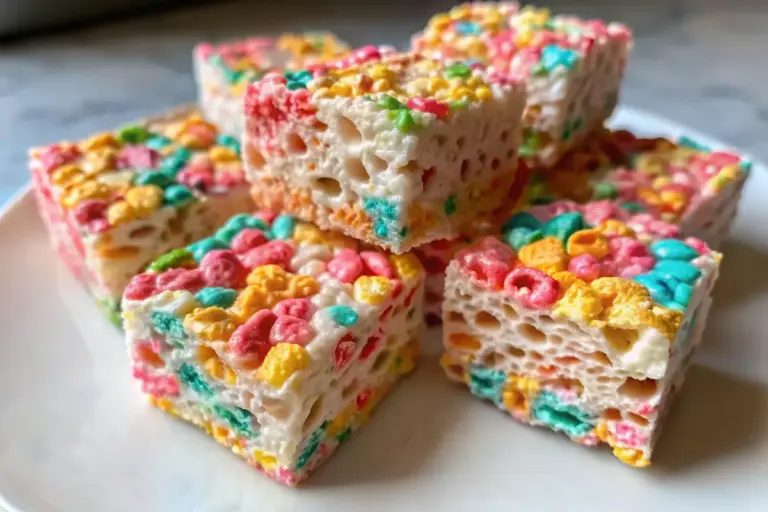 Quick Lucky Charms Rice Krispie Treats