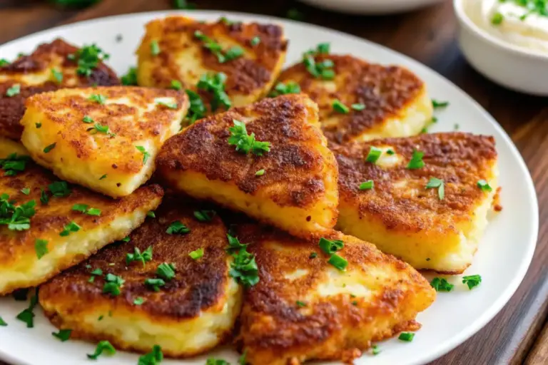 Homemade Crispy Irish Potato Cakes Recipe