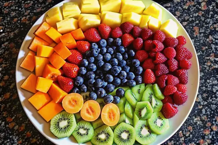 Healthy Stunning Rainbow Fruit Platter Recipe