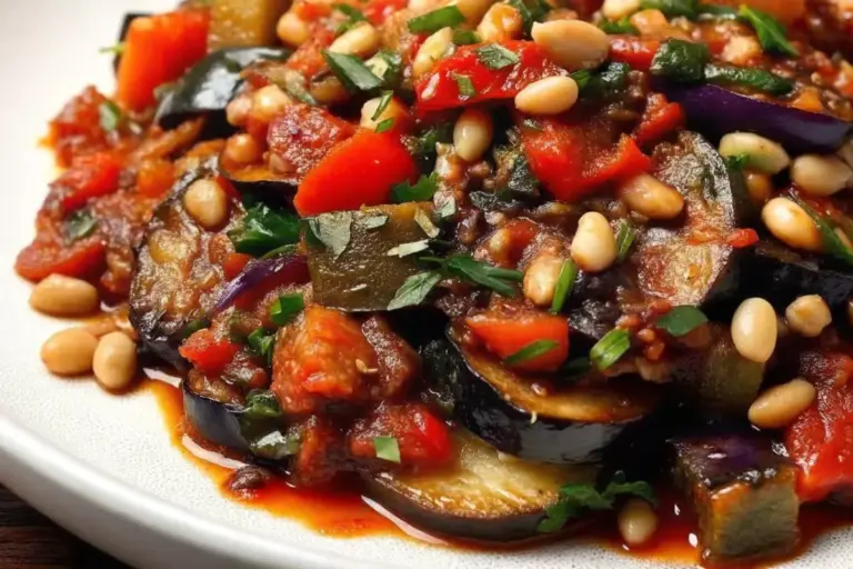 Quick White Bean Eggplant Stew Recipe