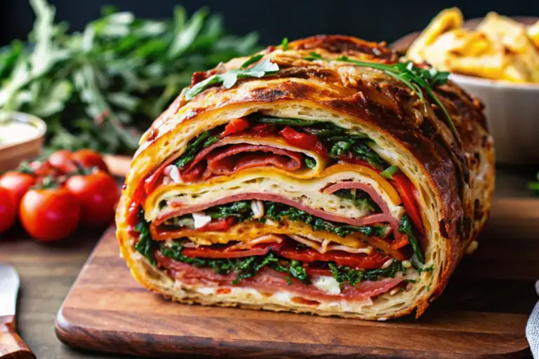 Easy Pressed Italian Picnic Sandwich Loaf Recipe