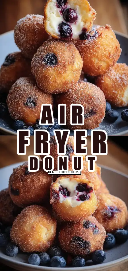 Air Fryer Blueberry Cottage Cheese Donut Holes: A Healthy, Bite-Sized Treat