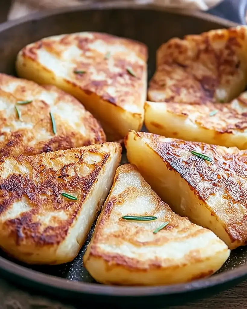 A delicious plate of Authentic Irish Potato Farls