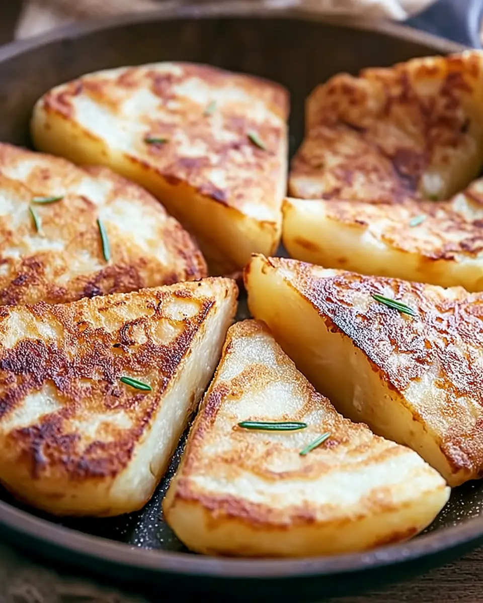 A delicious plate of Authentic Irish Potato Farls