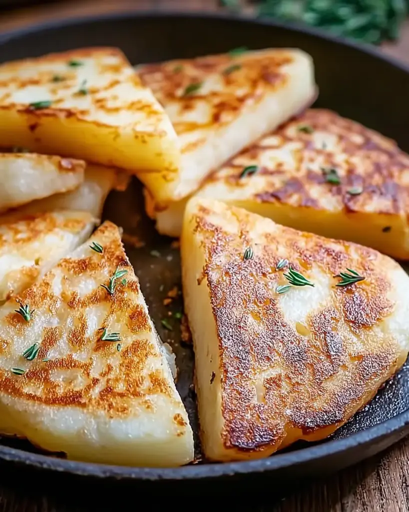 A delicious plate of Authentic Irish Potato Farls