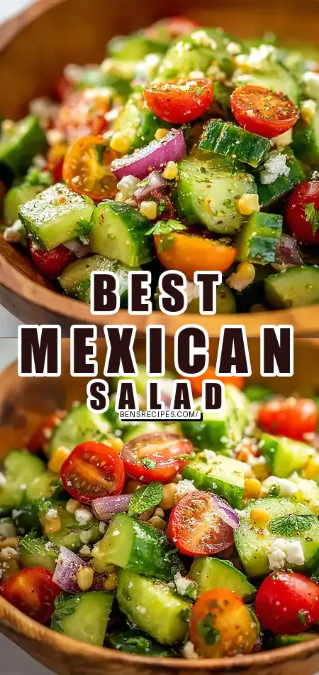 Best Mexican Cucumber Salad