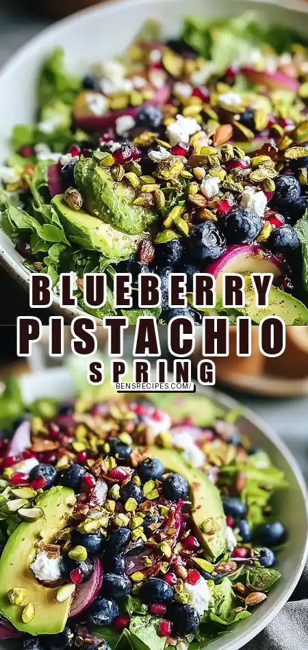 Blueberry Pistachio Spring Salad