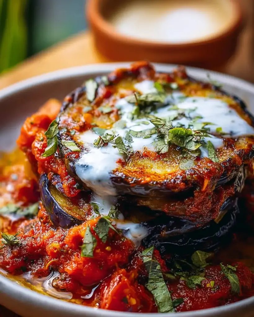 A delicious plate of Borani Banjan