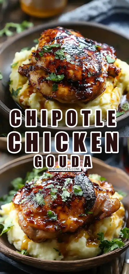 Chipotle Honey Chicken Thighs With Smoked Gouda Mashed Potatoes