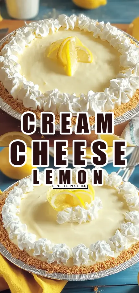 No-Bake Cream Cheese Lemonade Pie: A Refreshing Dessert