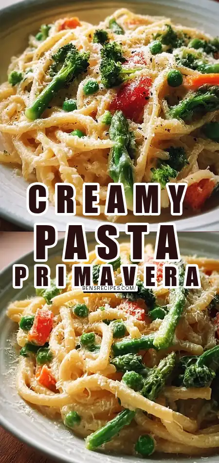Creamy Pasta Primavera