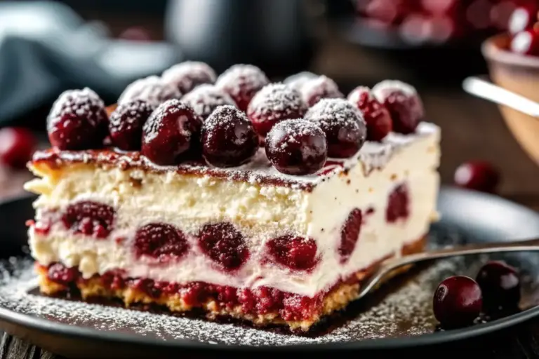 Best Creamy Cherry Amaretto Tiramisu Recipe