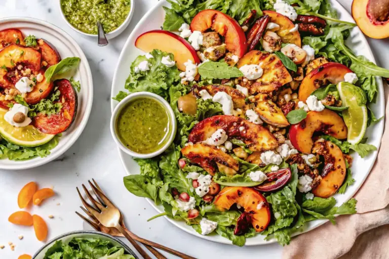 Best Grilled Peach Salad for Spring