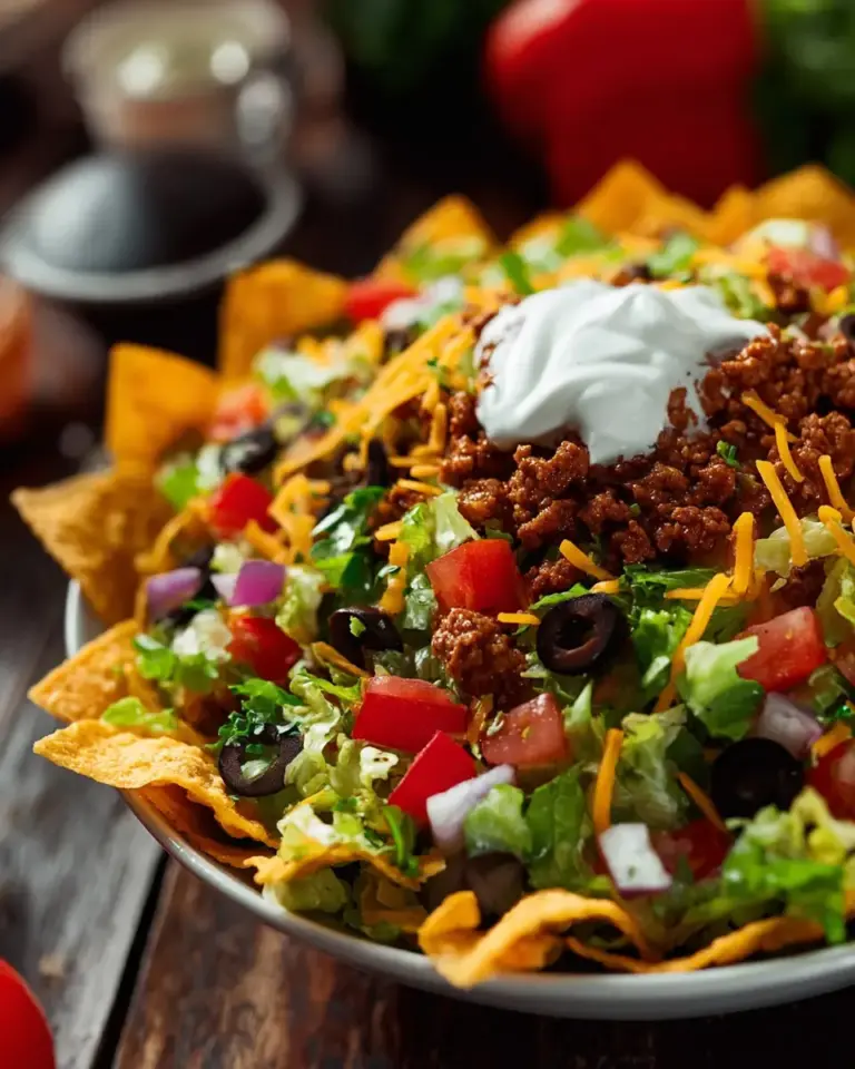 A delicious plate of Catalina Taco Salad