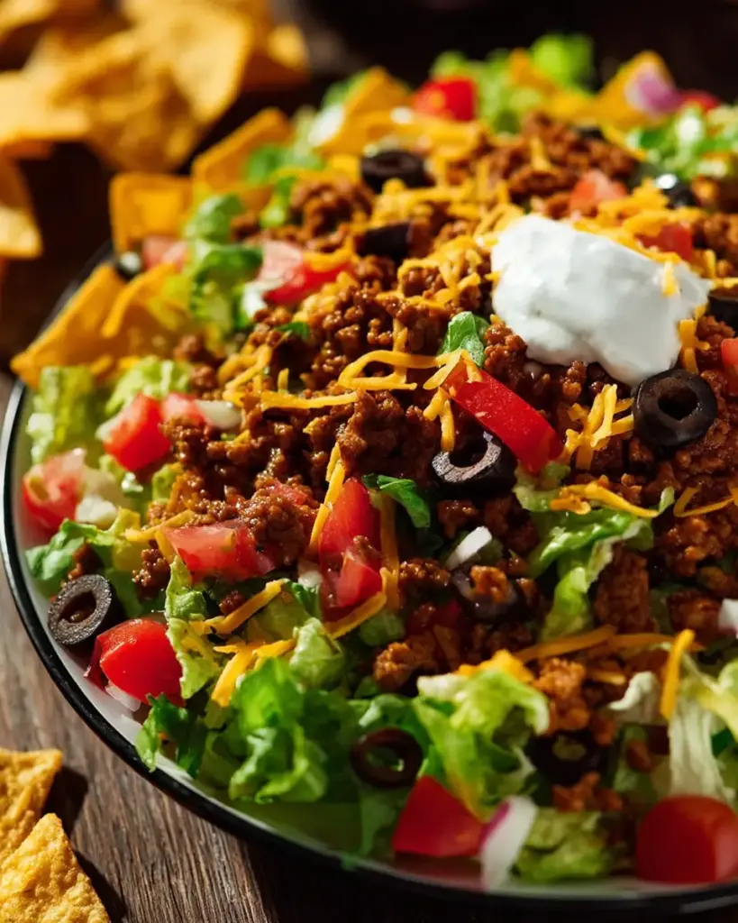 A delicious plate of Catalina Taco Salad
