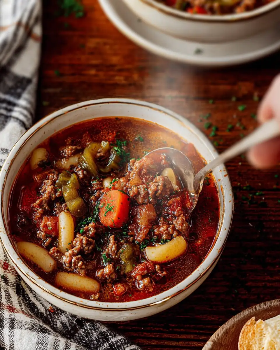 A delicious plate of Cowboy Soup