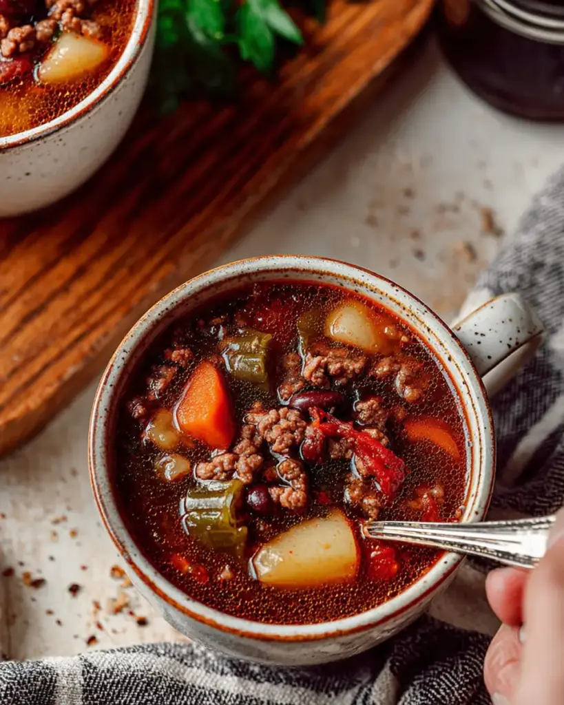 A delicious plate of Cowboy Soup