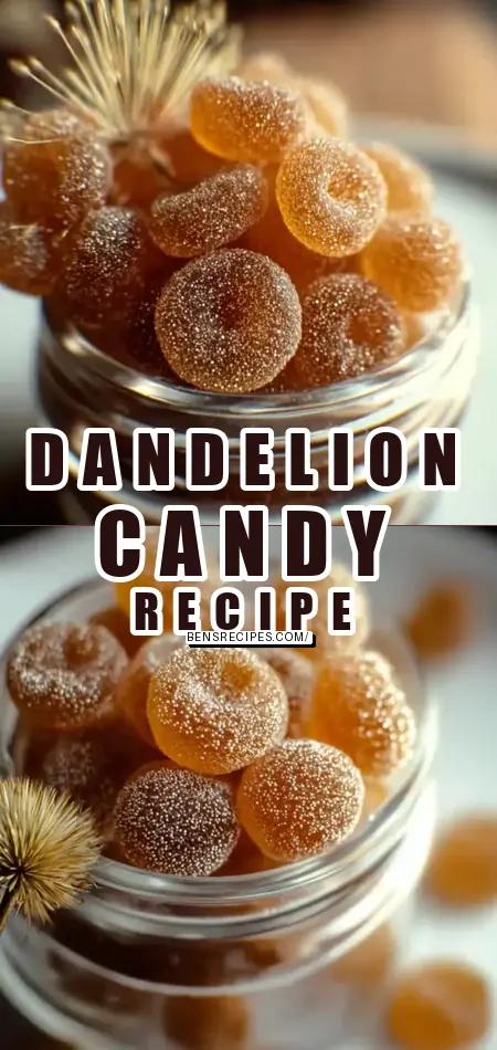 Dandelion Candy Recipe