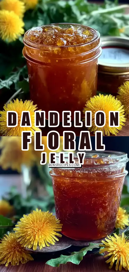 Delicious Dandelion Jelly Recipe Easy Homemade Sweet Floral Jelly
