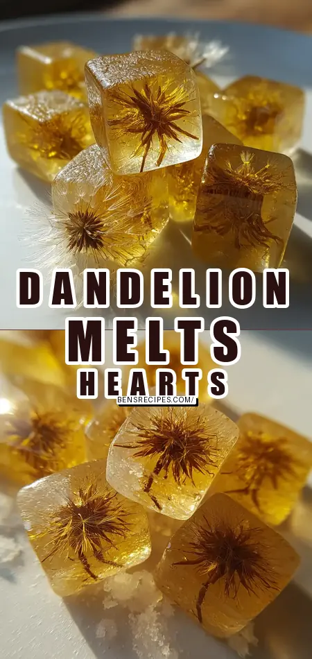 Sunny 4-Ingredient Dandelion Candy That Melts Hearts