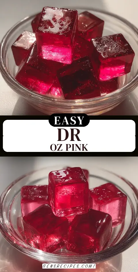 Dr Oz Pink Gelatin Recipe