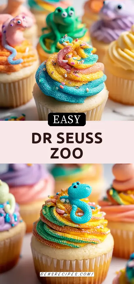 Dr. Seuss Cupcakes Put Me in the Zoo: Enjoy Fun Baking!