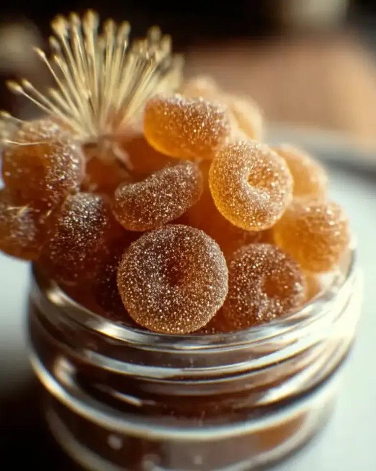 A delicious plate of Dandelion Candy Recipe