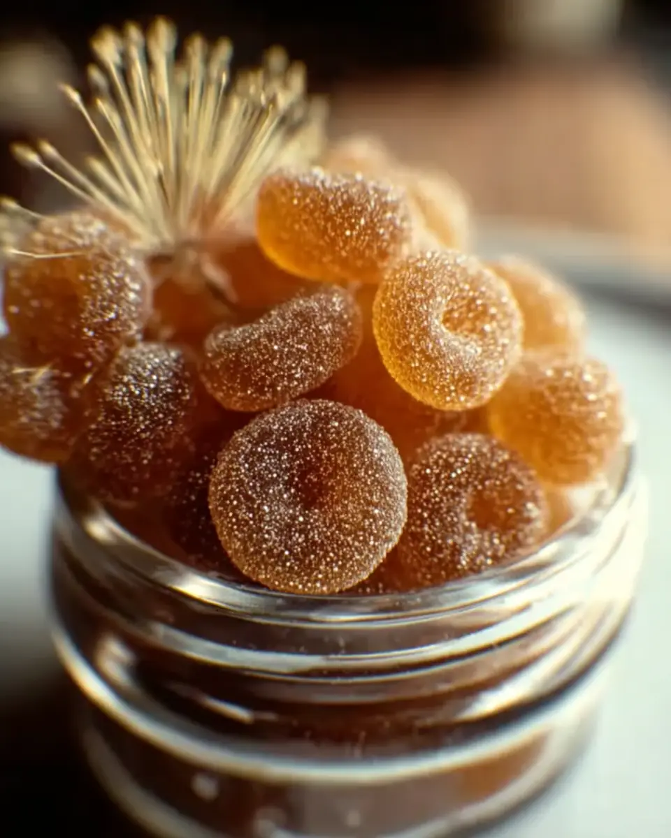 A delicious plate of Dandelion Candy Recipe