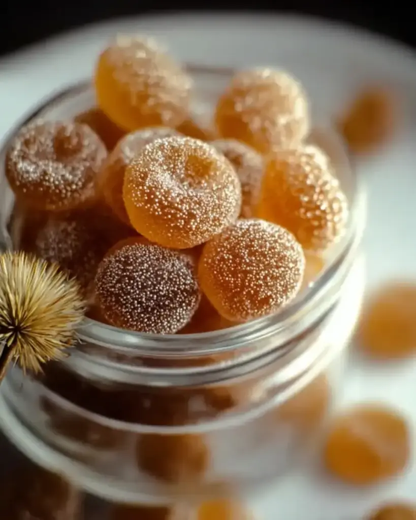 A delicious plate of Dandelion Candy Recipe