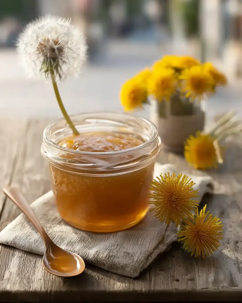 A delicious plate of Dandelion Jelly
