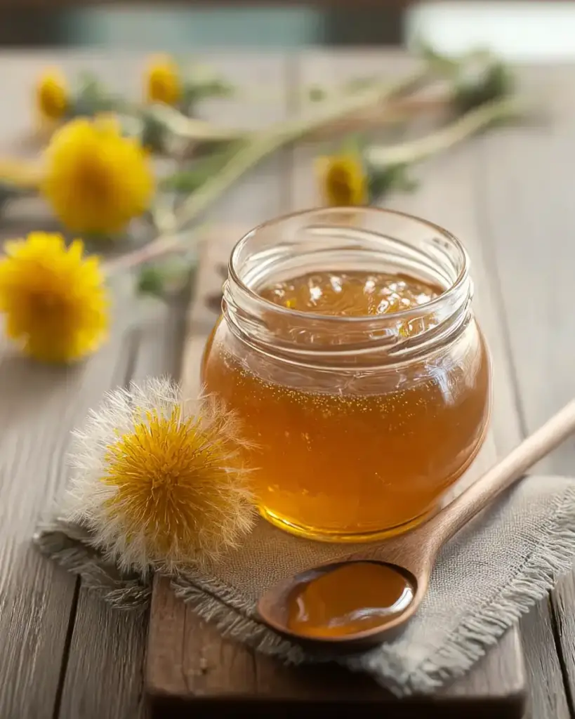 A delicious plate of Dandelion Jelly