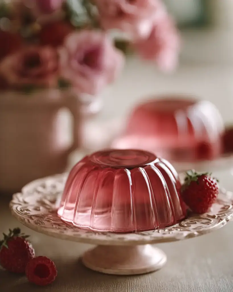 A delicious plate of Dr Rocio Pink Gelatin Recipe