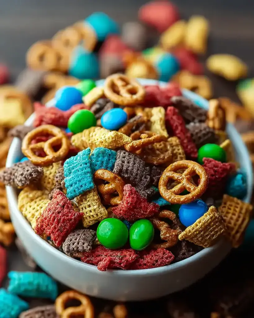 A delicious plate of Dr. Suess Week: Delight in Homemade Suess Snack Mix!