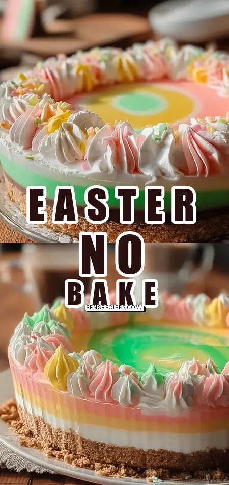 Easter No Bake Jello Pie