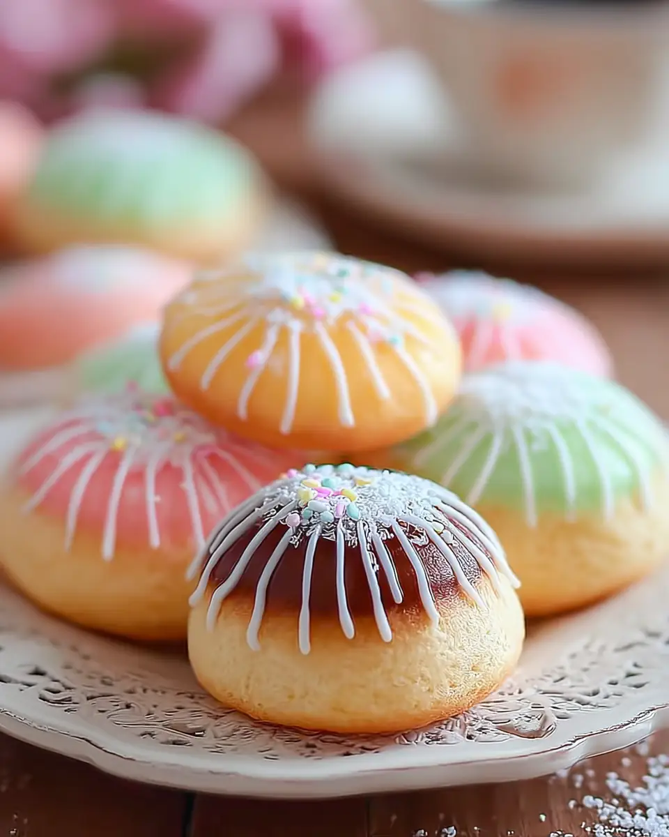 A delicious plate of Easter Jello Cookies