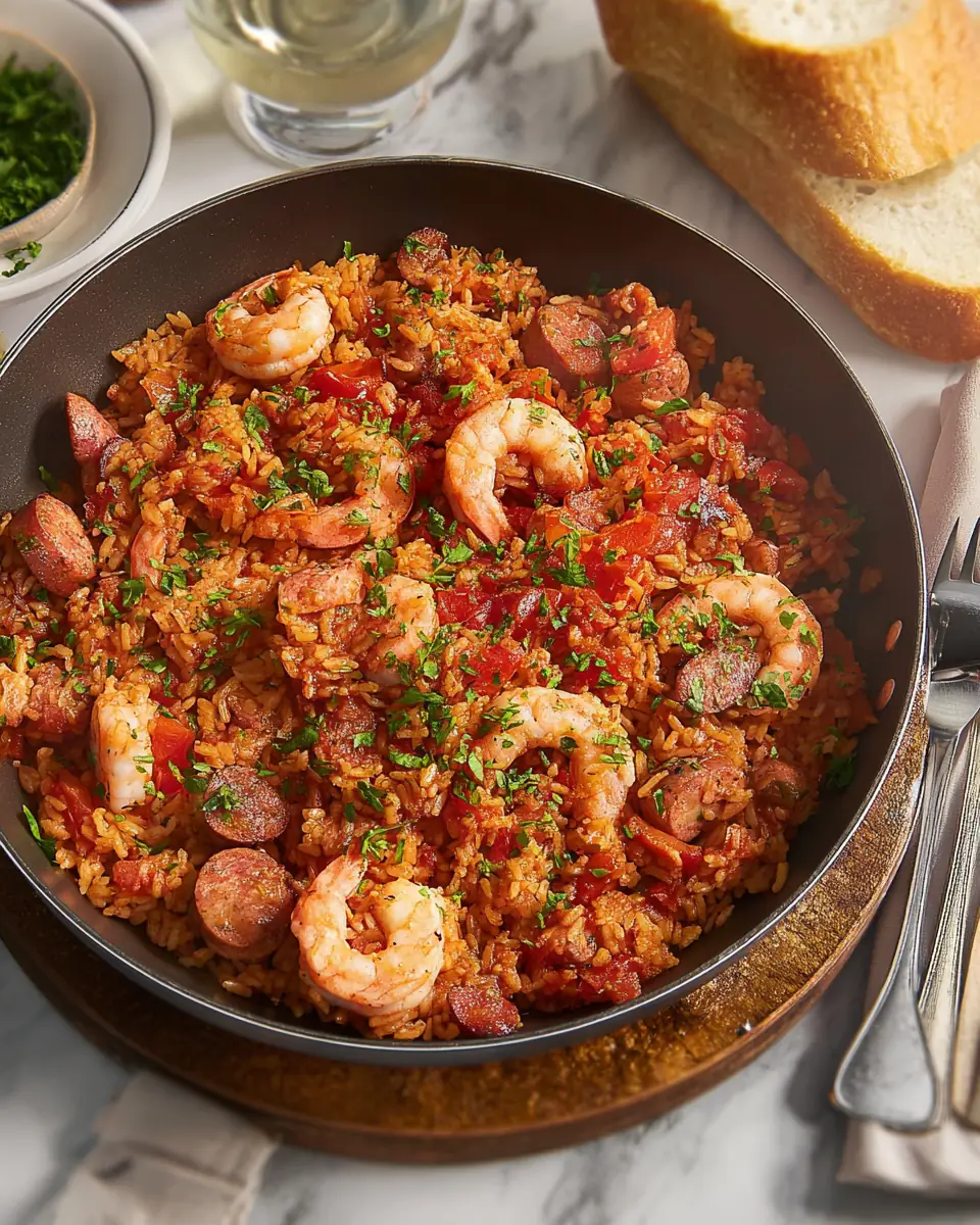 A delicious plate of Easy Jambalaya