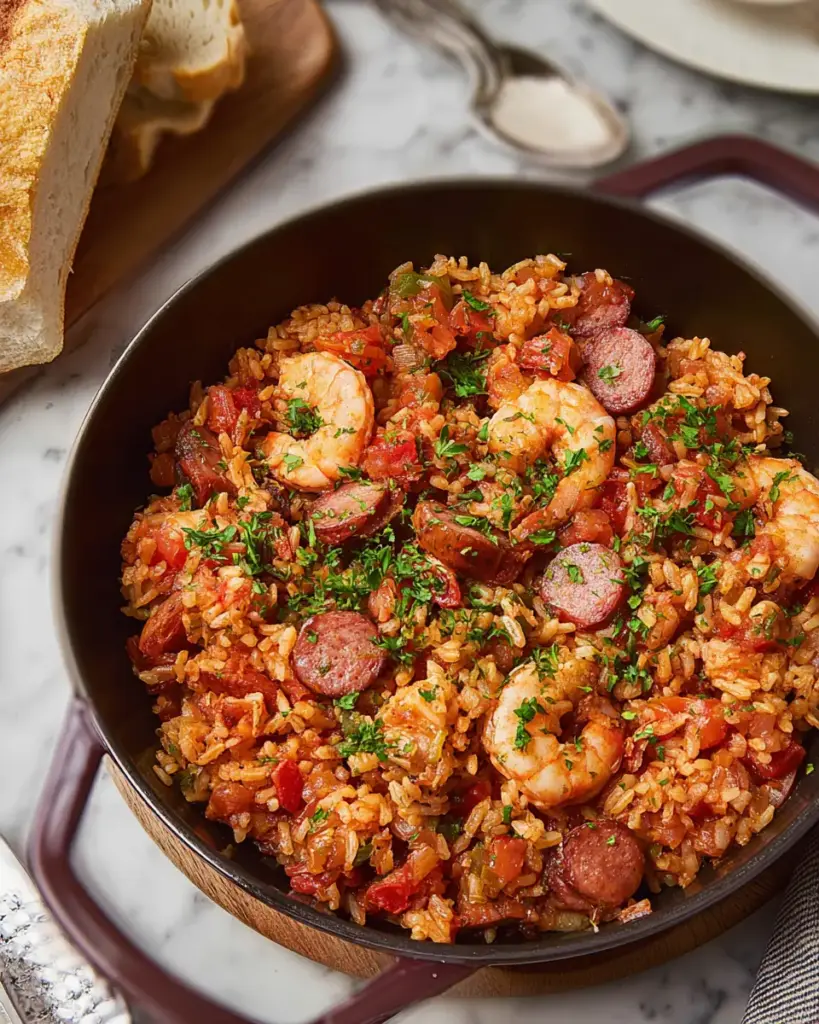 A delicious plate of Easy Jambalaya