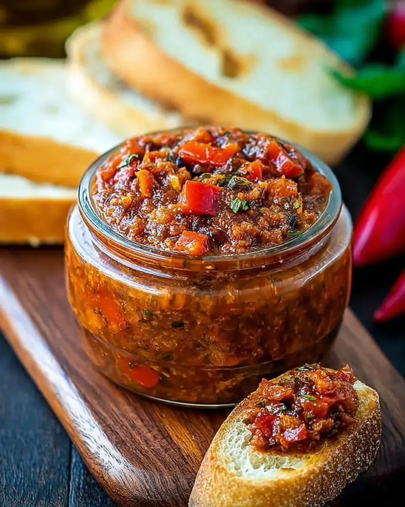 A delicious plate of Eggplant Pepper Spread: A Delicious & Easy Recipe