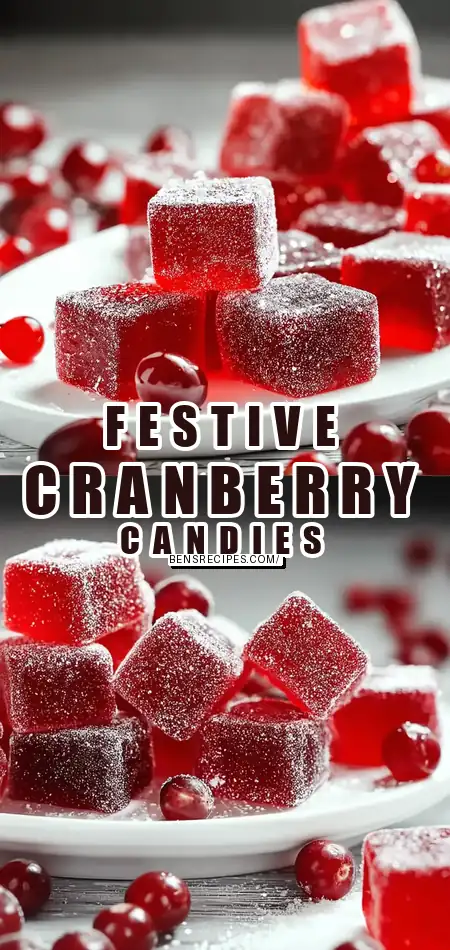 Cranberry Jelly Candies: Festive Treats to Brighten Your Holidays