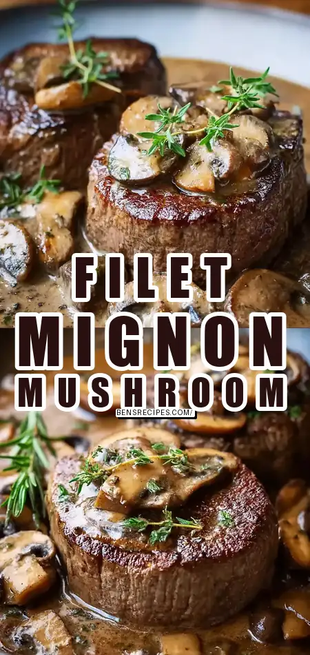 Filet Mignon in Mushroom Sauce Recipe