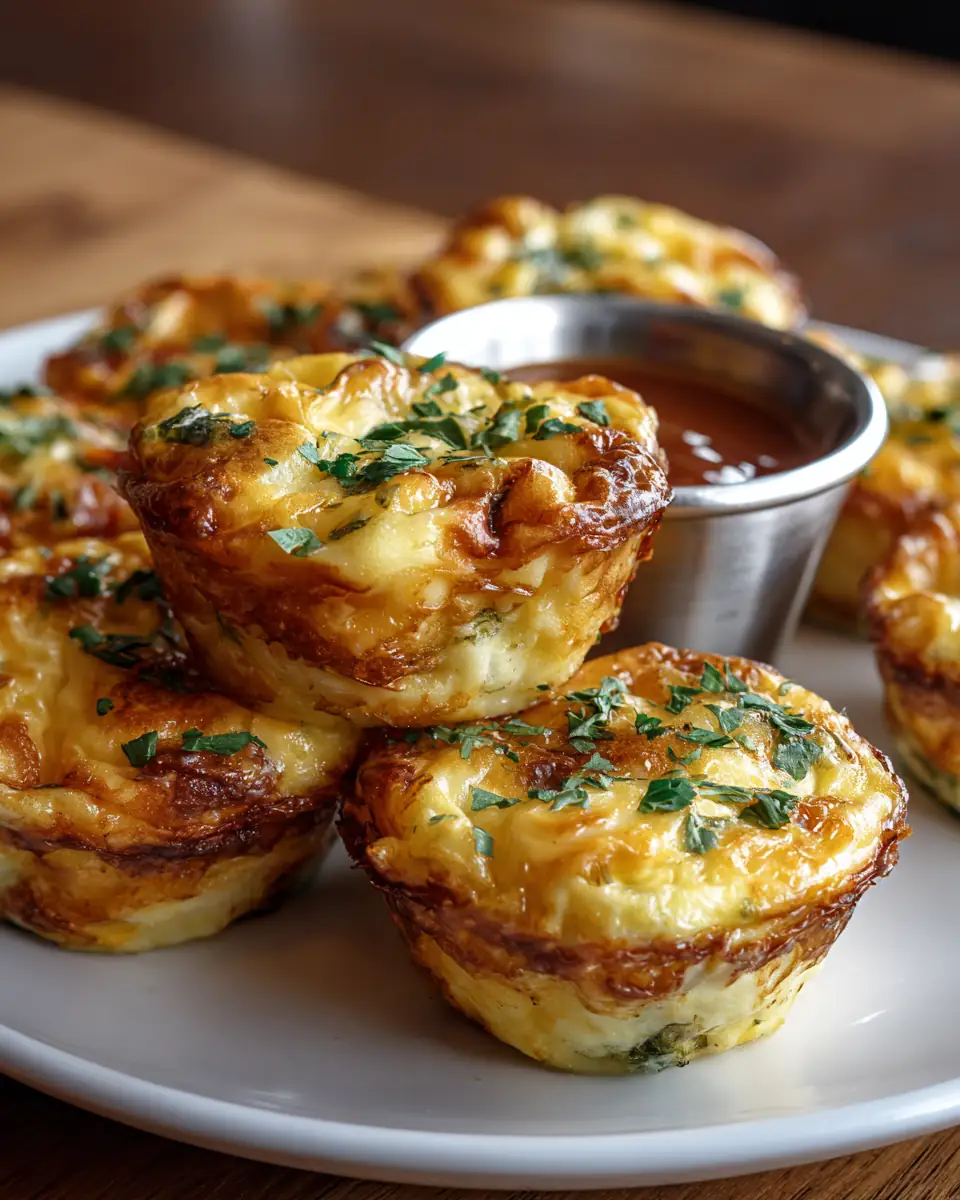 A delicious plate of Fluffy High-Protein Egg Bites – Light, Satisfying & Meal Prep Friendly