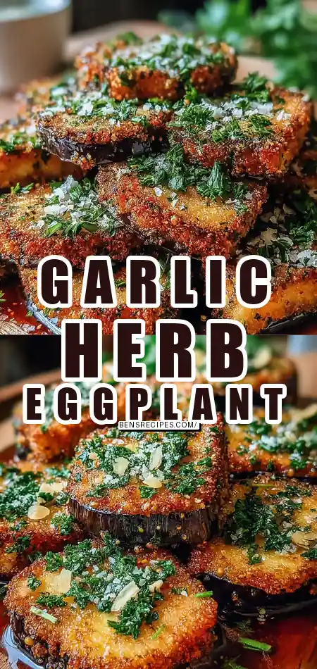 Garlic Herb Crusted Eggplant Slices: Recipe Completion and Serving Suggestions