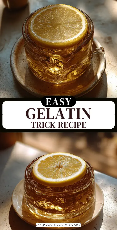 Gelatin Trick Recipe