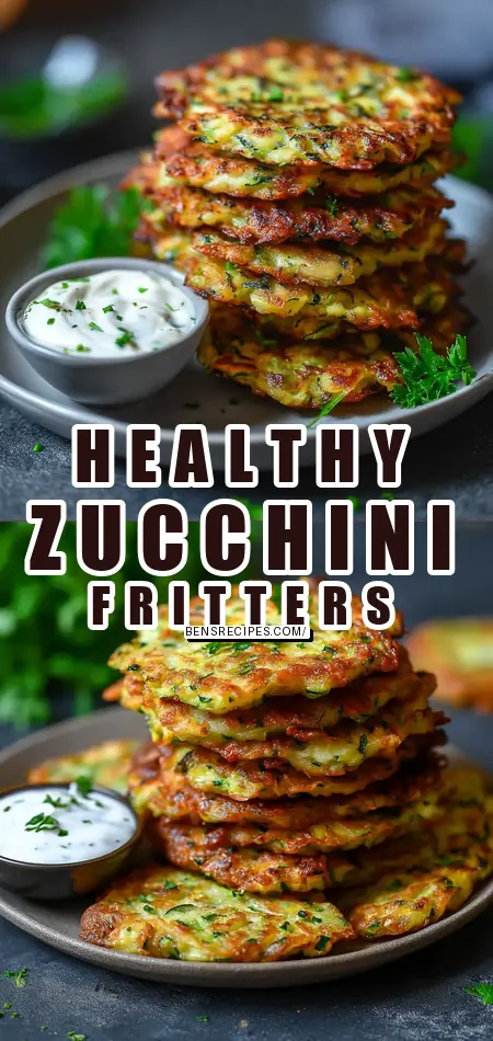 Healthy Zucchini Fritters Side Dish
