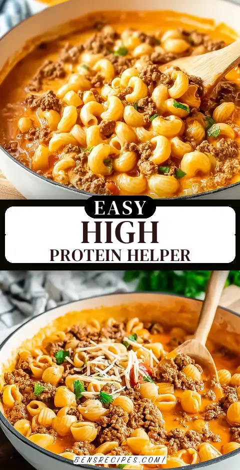 High Protein Hamburger Helper That Upgrades Comfort Food
