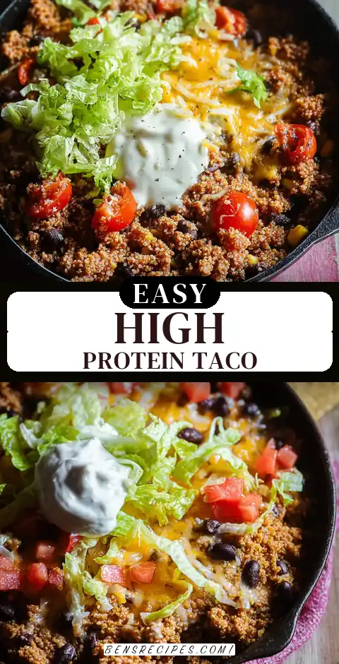 High Protein Taco Bowl