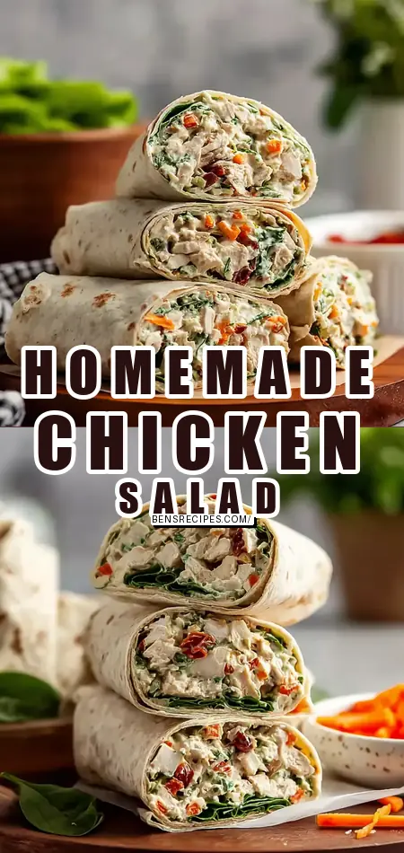 Homemade Chicken Salad Wrap