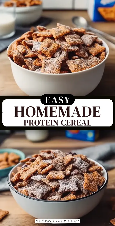 Homemade Protein Cereal: A Crunchy, High-Protein Breakfast You’ll Love