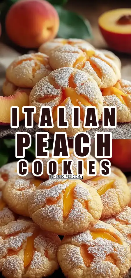 Juicy Italian Peach Summer Cookies You'll Love Every Bite